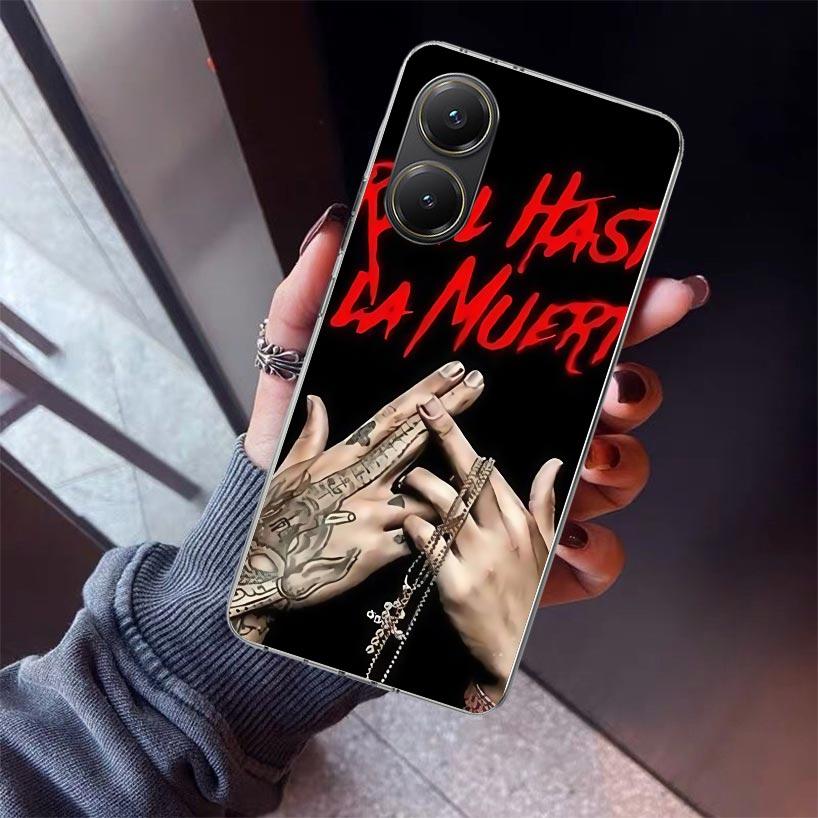 Anuel AA Real H-Hasta La M-Muerte Phone Case For Xiaomi Poco X7 X6 X5 Pro F7 Ultra Redmi 15C 15 13 13C 12 12C 10 10A 10C 9 9A 9C