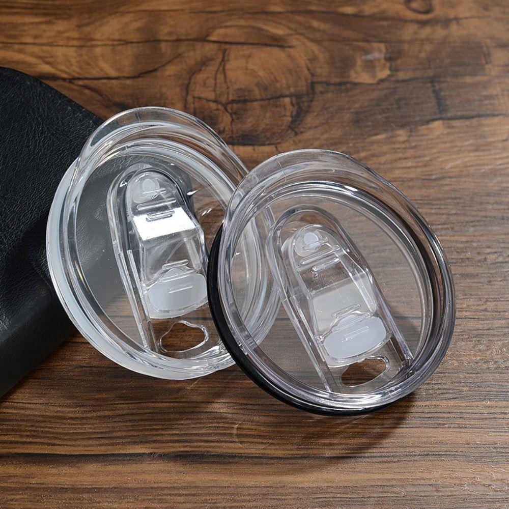 20Oz/30Oz Clear Sealing Bottle Cover Splash Spill Proof Plain Plastic Replacement Lid for Yeti Tumbler Cup Multicolor Themos Cup