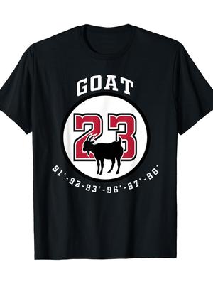 Vintage Goat 23 Printtshirt 100 Cotton Oneck Short Sleeve Summer Casual Unisexs Tshirt Streetwear
