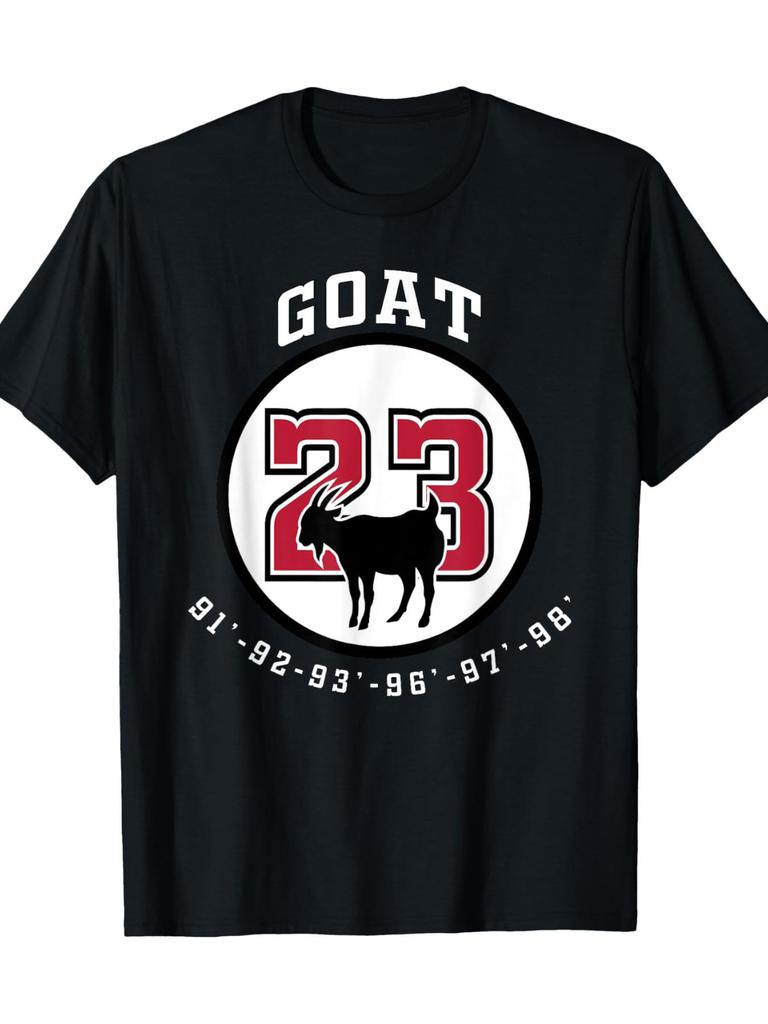 Vintage Goat 23 Printtshirt 100 Cotton Oneck Short Sleeve Summer Casual Unisexs Tshirt Streetwear