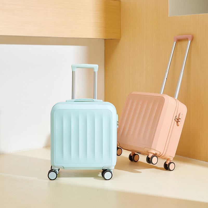 Lightweight Carry-On Luggage with Silent Wheels & Combo Lock for Students & Women