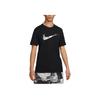 Мужская футболка с коротким рукавом SS25 Dri-FIT, круглый вырез, удобная, повседневная, черная HJ3660-010