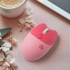 Cute Cat USB Wireless Mouse for Women and Compatible with PCs and Laptops 2.4G Kids, Stylish, Colorful, Quiet, (Pink Cat)