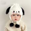 Soft Fluffy Baby Knitted Cap Cartoon Ear Warm Hat New Ear Protection Cap