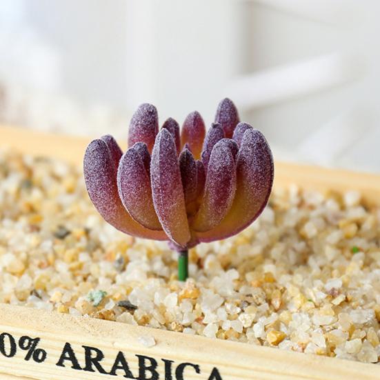 1шт искусственные сочные домашние растения флокирование DIY мебель офис бонсай декор