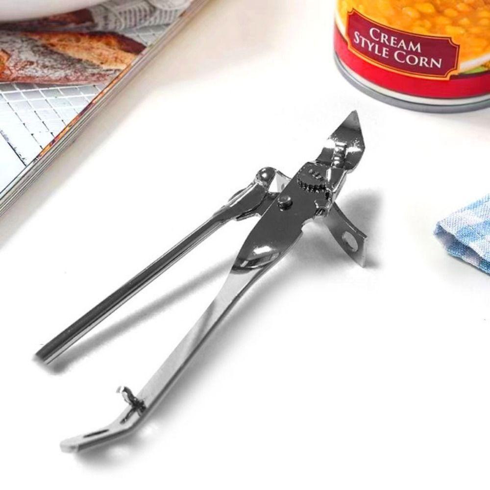 Нержавеющая сталь Ручной консервный нож Прокалыватель банок Помощь для открывания бутылок Открывалка для банок Ресторан