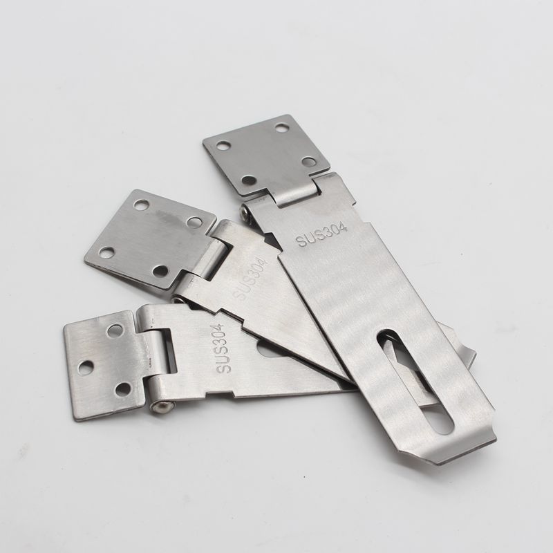 3 4 5 дюймов Дверной замок-защелка Навесной замок Утолщение из нержавеющей стали Скоба для деревянной двери шкафа сада с винтами