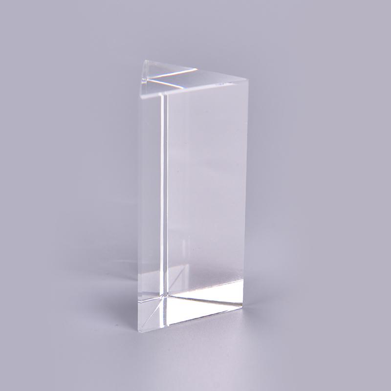 30*30*60Mm Triangular Prism Bk7 Optical Prisms Glass Physics Teaching Refracted