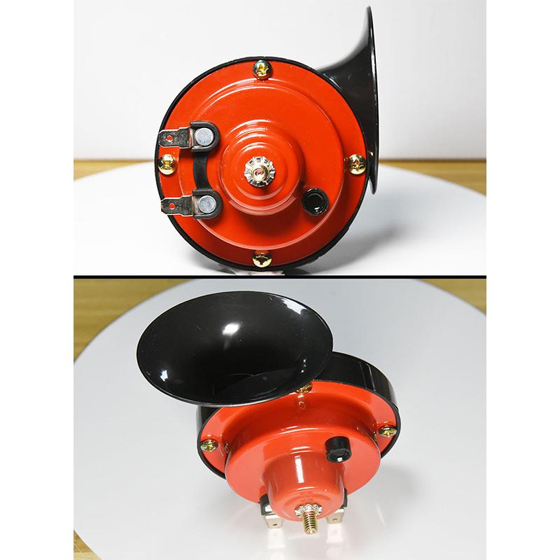 12 В Автомобиль Улитка Электрический Воздушный Рог Громко Сигнализация Лодка Мотоцикл Двухцветный Автомобиль