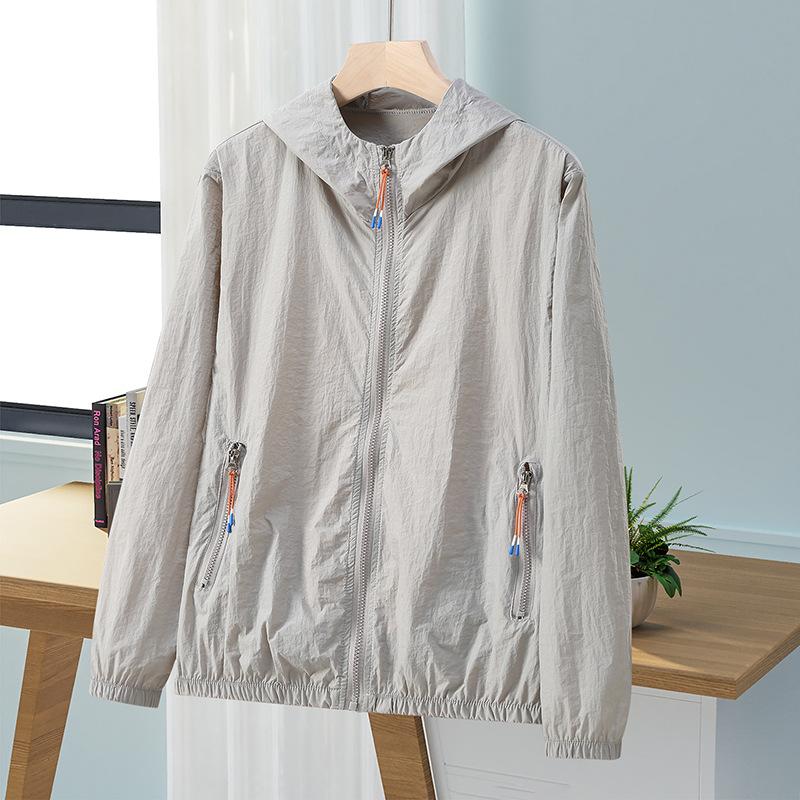 Ветрозащитная, быстросохнущая, прочная, свободная, женская куртка, простая, красивая, с карманами на молнии, весенне-летняя одежда 7XL