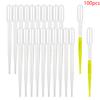 100Pcs 3Ml Disposable Pipette For Essential Oils, Crafts, Labs
