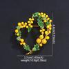 Брошь Мимоза Красивые Фрукты Сердце Броши Для Женщин Унисекс 2-Цветная Эмаль Французский Стиль Любовь Вечеринка Офис Брошь Булавки Подарки