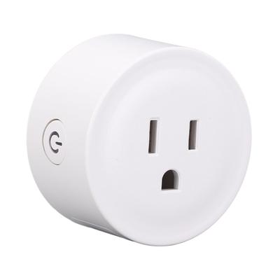 Умная вилка с дистанционным голосовым управлением, умная домашняя WiFi-розетка для дома, отеля, 10А, белая