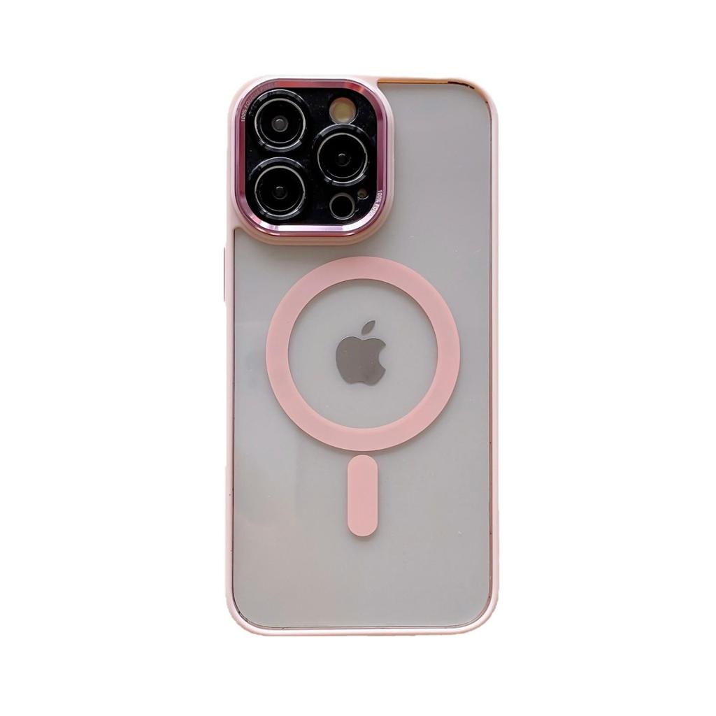 Магнитный чехол Cross-border для iPhone 17 Pro Max с полным покрытием, прозрачными мягкими краями и защитой от падений, подходит для моделей Apple 11-16.