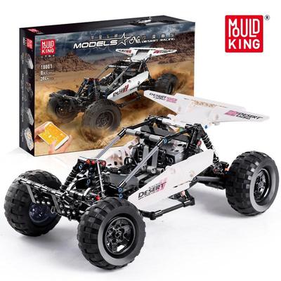 MOULD KING Строительные игрушки для детей, высокотехнологичный RC MOC-1812 PF Buggy 2, гоночный грузовик в пустыне, блоки, кирпичи, рождественские подарки