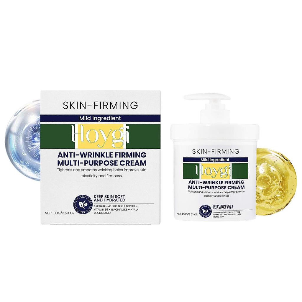 Anti-Wrinkle Firming Multi-Purpose Cream, Advanced Skin Tightening Rejuvenating Cream, Tightens and Smoothes Wrinkles
