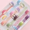 6 Rolls/box DIY Diary Kawaii Decorative Ribbons Sticker Adhesive Masking Tape Washi Tape Set
