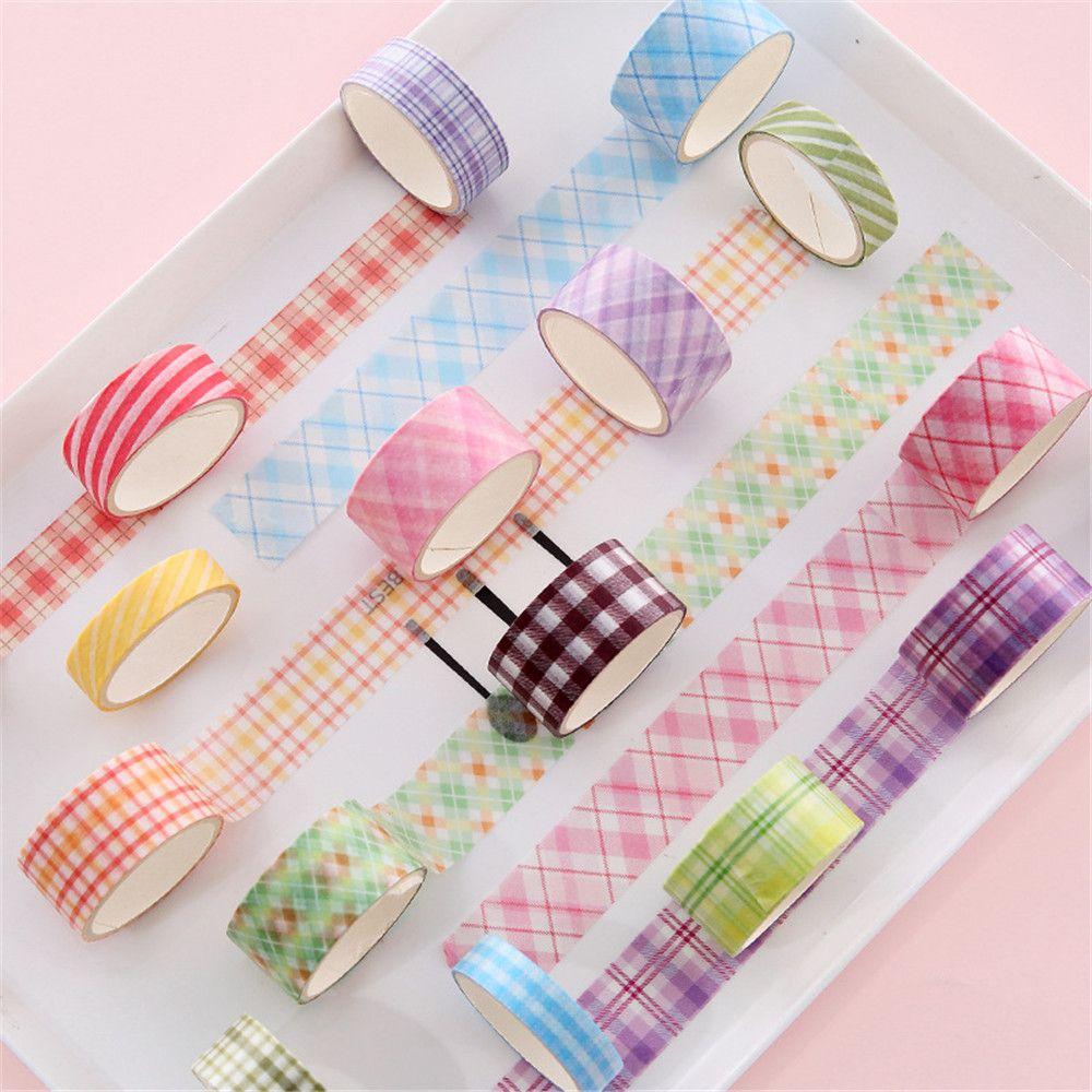 6 Rolls/box DIY Diary Kawaii Decorative Ribbons Sticker Adhesive Masking Tape Washi Tape Set