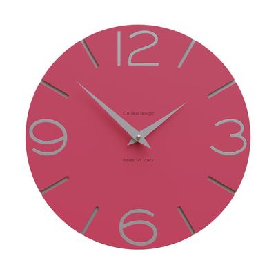CalleaDesign SMILE Настенные часы Фуксия Алюминий