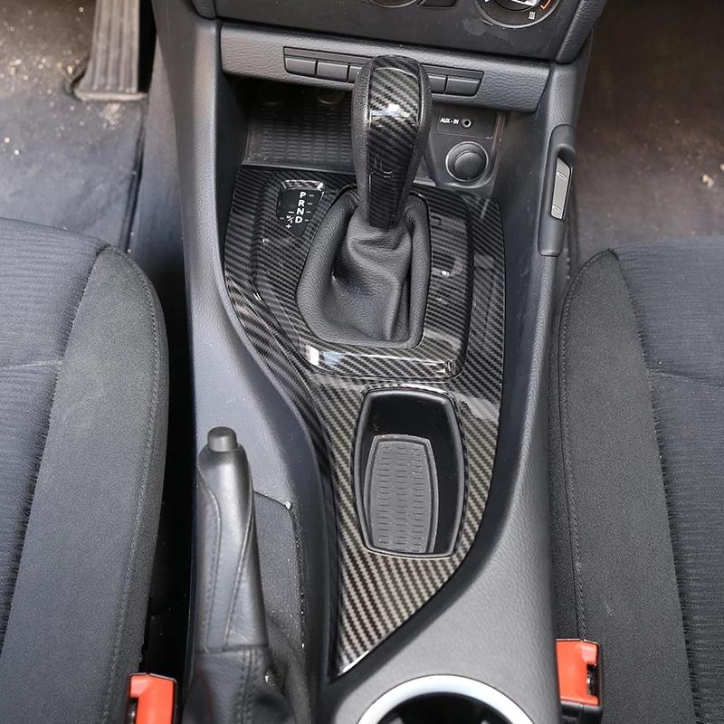 ABS автомобильная консольная панель передач рамка консольная панель переключения передач крышка отделка подходит для BMW X1 E84 2010-2015 авто салон