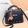 Cozy Up Crossbody Bags for Women Leather Quilted Shoulder Bag with Chain Strap Trendy Clutch Satchel Ladies Evening Bag