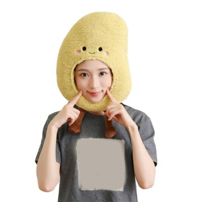 Шляпа-картошка для фотосессии Регулируемая Дышащая Аксессуар для костюма Детская вечеринка Тематическое мероприятие Аксессуар для костюма