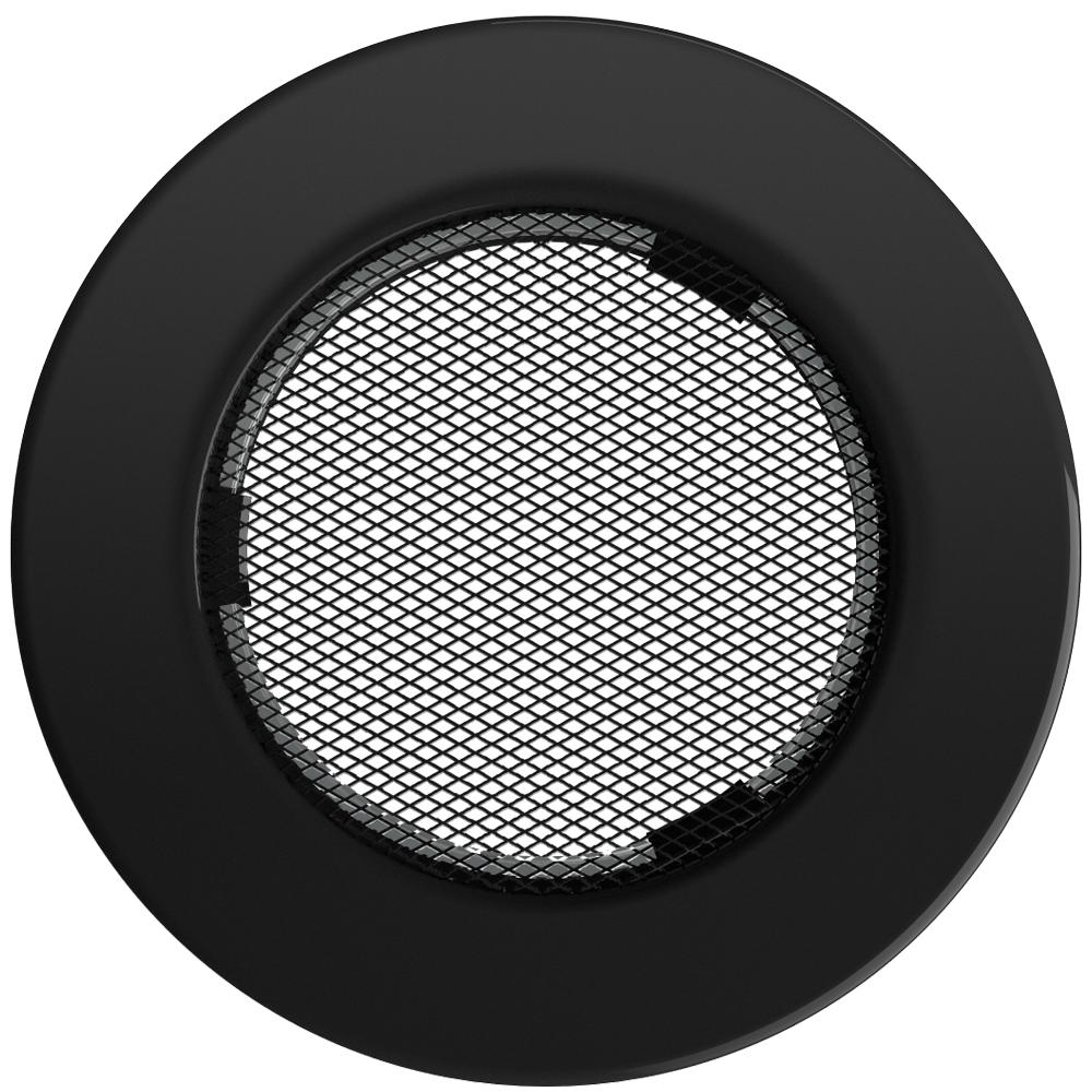 Крышка вентиляционного отверстия круглая Ø 100 черная