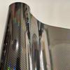Holographic Black Carbon Fiber Vinyl Wrap Film Air Release DIY Car Wrap Vinyl Automotive Stickers