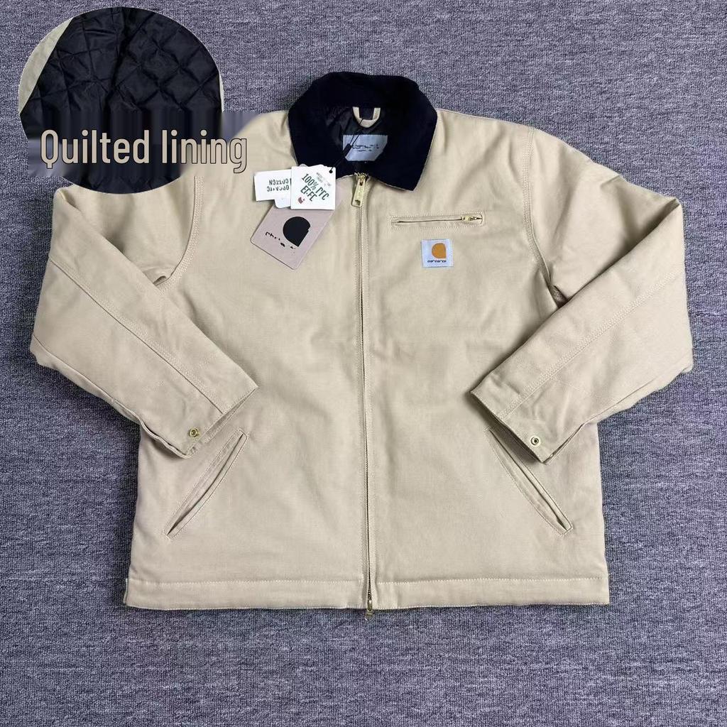 Detroit J01 Heavyweight Canvas Pure Cotton Retro Lapel Jacket