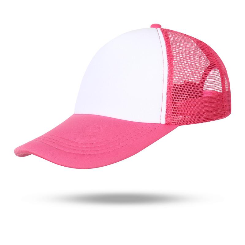 280gsm Adult Outdoor Unisex Blank Plain Sponge Net Cap Trucker Hats Custom Hats Promotional Trucker Hats