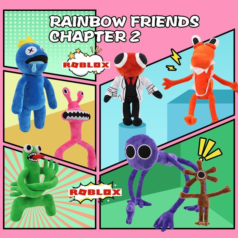 Плюшевая игрушка Roblox Rainbow Friends - Мягкая и приятная на ощупь для детей и малышей - Синяя и фиолетовая