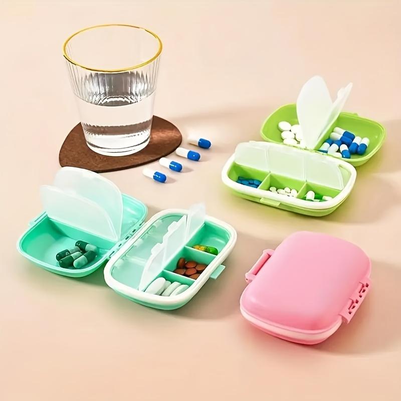 1 Pack Of 8 Compartments Dustproof And Moisture-proof Medicine Storage Sealed Pill Box