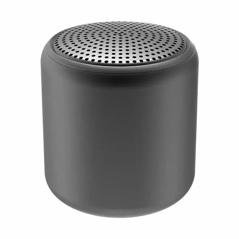 Мини портативная беспроводная Bluetooth колонка Длительное время работы Стерео объемный бас USB-зарядка Круглый аудио плеер для улицы Горячая распродажа