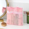 Xiaomi 2026 Large Capacity Mesh Cosmetic Bag Ins Portable Toiletry Beauty Storage Case Bath Wash Bag Zipper Makeup Organizer Travel Bag