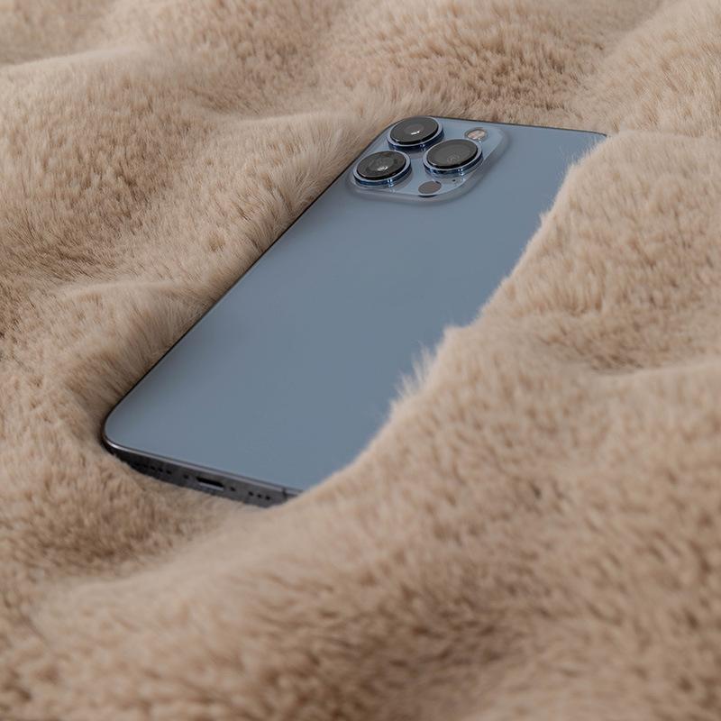 Plush Sofa Cushion Thickened Fleece Cushion Non-Slip Leather Sofa Cover High-End Nordic Simple Winter