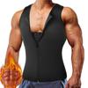 Men Waist Trainer Vest Corset Neoprene Sauna Suit Workout Tank Tops Shapewear Weight Loss Slimming Body Shaper Compression Shirt