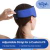 Hilph Headache Ice Pack Migraine Ice Head Wrap, Reusable Head Cold Pack Forehead Ice Pack for Migraine Relief, Headache Tension, Sinus Pain, Chemo,