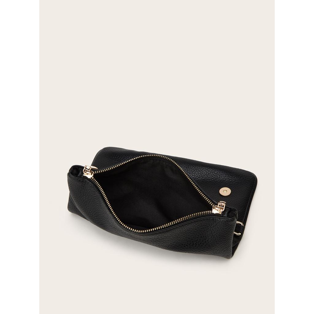 Ielgy Lychee Pattern Underarm Chain Small Bag Simple Fashion Small Square Bag One Shoulder Diagonal