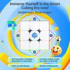 GAN iCarry 2 Official Competition 3x3 iCarry Upgrade Smart Cube iCarry2 UV with Stickerless Magic Cube for Magnetic Cube with CubeStation UV, -