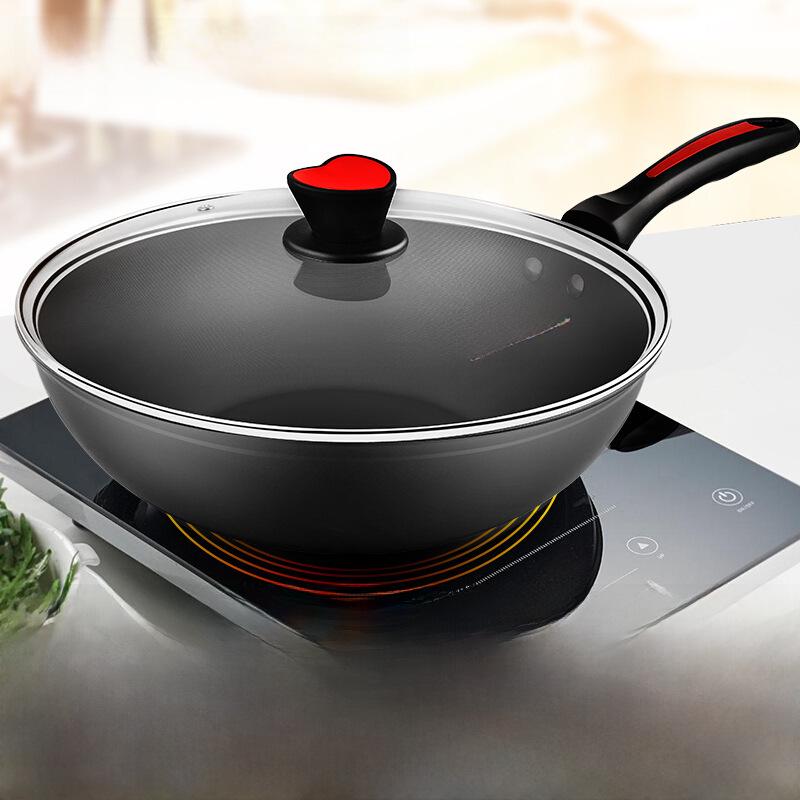 Сковорода Cooking King 32 см с антипригарным покрытием и бездымным покрытием для газовых и индукционных плит