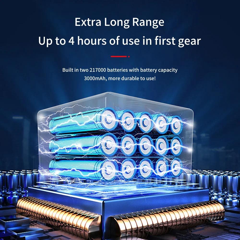 Высокоскоростной мощный вентилятор, мощный мини-турбовентилятор, ручной бесщеточный двигатель, скорость ветра 130 000 об/мин, скорость ветра 52 м/с, промышленный инструмент для воздуховодов