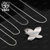 925 Sterling Silver Heart Shape Butterfly AAA Zircon Cross Pendant Necklace 16-30 Inch Women's Wedding Party Birthday Jewelry