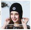 Winter LED Bluetooth Headphones Hat Outdoor Warm Stereo Music Headset Handsfree Call Rechargeable Earphone Washable Cap Gifts