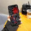 Милый чехол Marvel Человек-паук для iPhone 17 Pro Max Air 15 XS XR 14 12 17e 11 7 8 SE 16 Plus 13 Mini Задняя крышка телефона