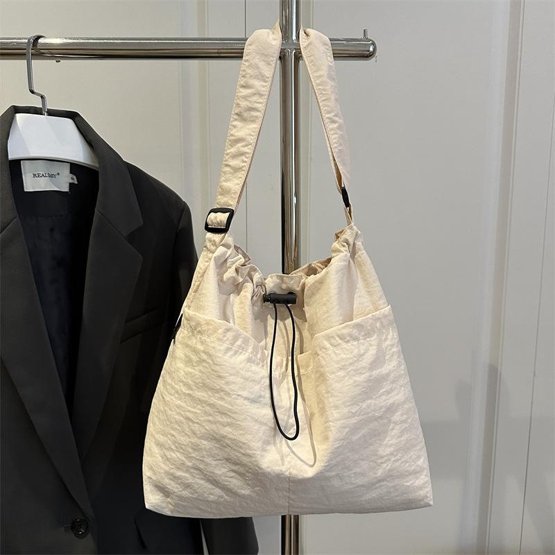 Японская повседневная большая сумка женская 2025 новая мода сумка-шоппер на плечо для мамы большой вместимости сумка-тоут сумка для поездок на занятия