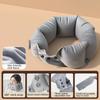 Portable U-shaped Travel Pillow Adjustable Inflatable Sleeping Pillows Office Nap Pillow Car Airplane Neck Cushion Head Support