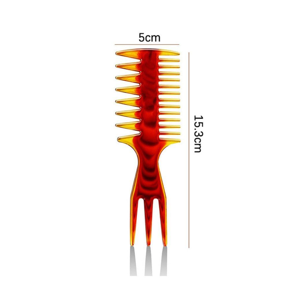 Flat Double-Sided Flat Comb Wide Toothed Hair Oil Head Comb Vintage Wide Tooth Comb