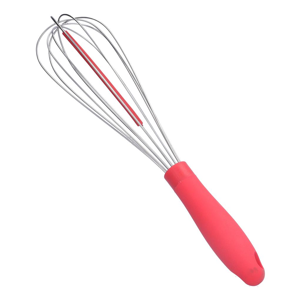 Balloon Whisk Stainless Steel Whisk with Silicone Scraper for Cooking Cream Blending