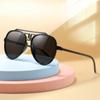 Новые детские солнцезащитные очки, модные солнцезащитные очки для мальчиков и девочек, корейская версия, детские модные вогнутые солнцезащитные очки в иностранном стиле, летние солнцезащитные очки