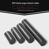 Черный валик из пенополипропилена для йоги и пилатеса - колонна для массажа мышц, доступен в размерах 30/45/60/90 см